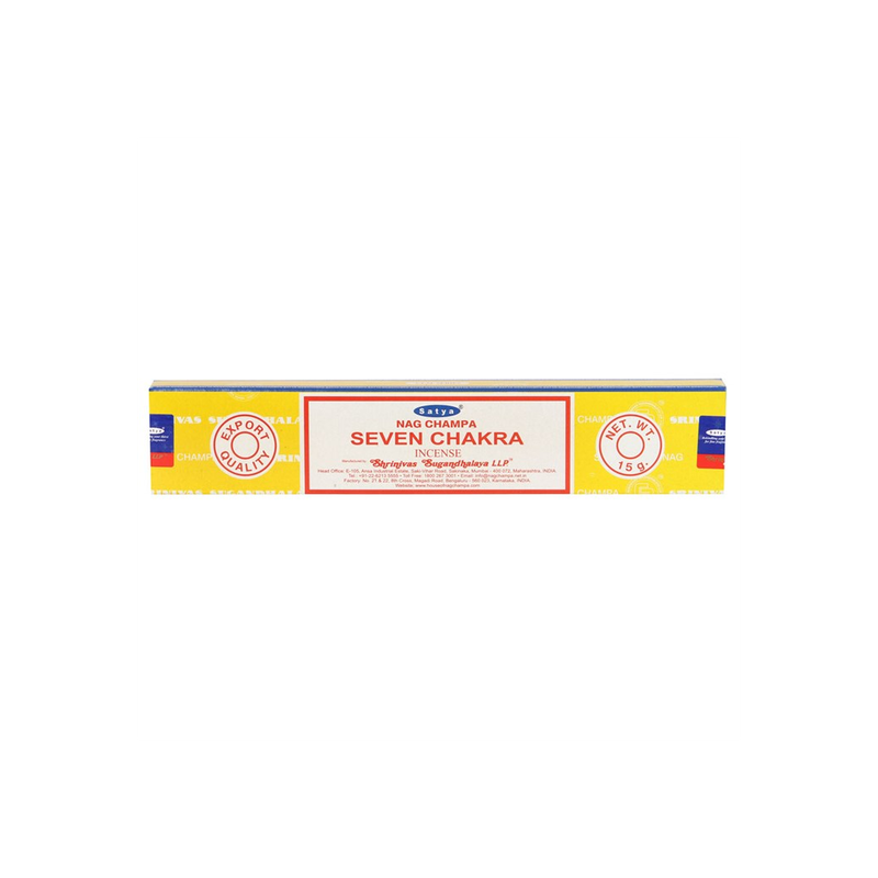 12 Packs of Seven Chakra Incense Sticks by Satya 12 Packs of Seven Chakra Incense Sticks by Satya - Image 2