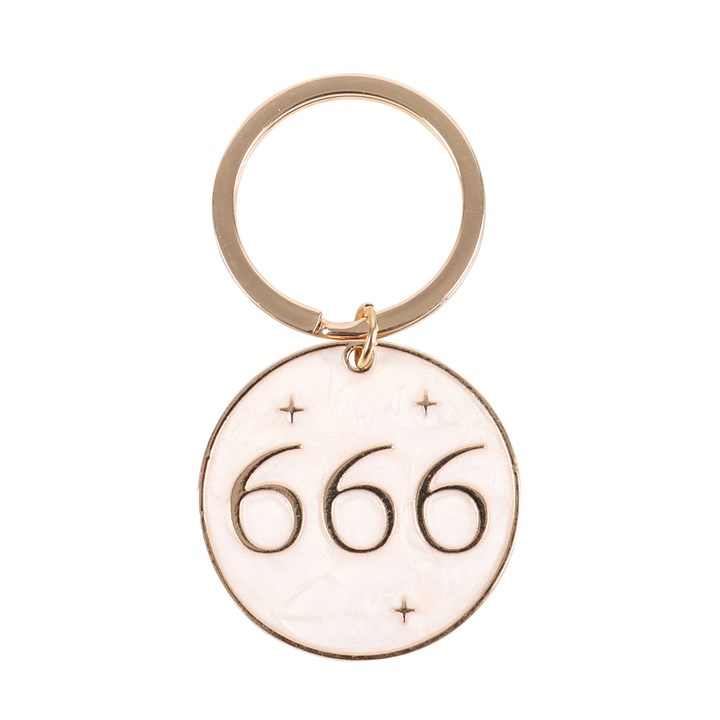 666 Angel Number Keyring 666 Angel Number Keyring - Image 2