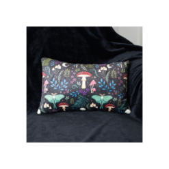 Alternative view of 40cm Rectangular Dark Forest Print Cushion