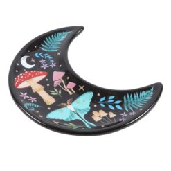 Alternative view of Crescent Moon Dark Forest Print Trinket Dish