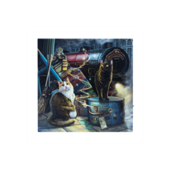 Alternative view of Witchwood Express Light Up Canvas Plaque by Lisa Parker