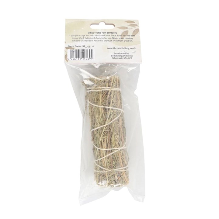 10cm Small Desert Sage Smudge Stick Wand 10cm Small Desert Sage Smudge Stick Wand - Image 3
