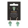 Aventurine Crystal Mushroom Earrings Aventurine Crystal Mushroom Earrings