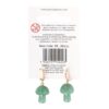 Aventurine Crystal Mushroom Earrings
