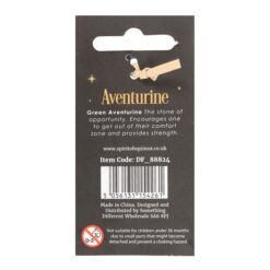 Alternative view of Aventurine Crystal Mushroom Keyring