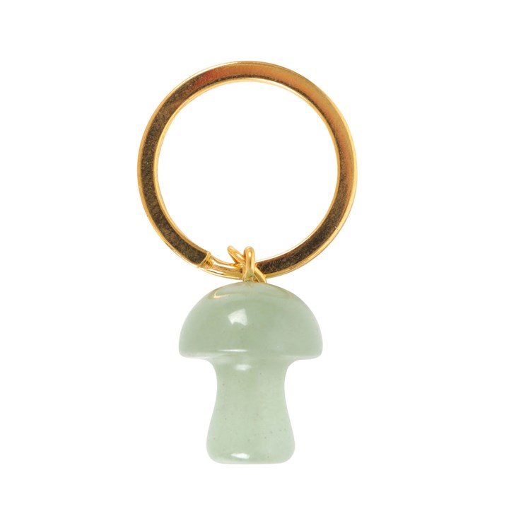 Aventurine Crystal Mushroom Keyring Aventurine Crystal Mushroom Keyring - Image 3
