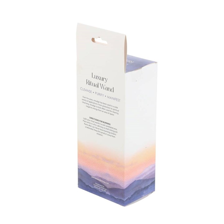 6in Ritual Wand Smudge Stick with Rosemary, Sage and Aventurine 6in Ritual Wand Smudge Stick with Rosemary, Sage and Aventurine - Image 4