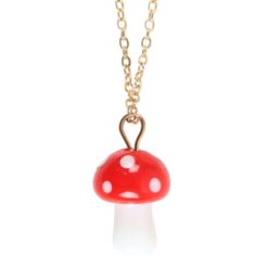 Alternative view of Toadstool Charm Necklace