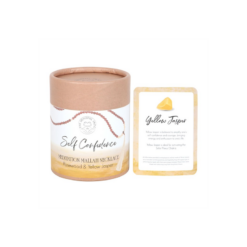 Alternative view of Self Confidence Rosewood & Yellow Jasper Mallah Necklace