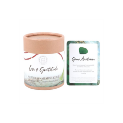 Alternative view of Love and Gratitude Rosewood & Green Aventurine Mallah Necklace