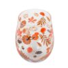 Autumn Pumpkin Leaves and Pumpkins Stemless Glass