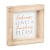 Autumn Leaves & Pumpkins Please Wooden Frame Sign Autumn Leaves & Pumpkins Please Wooden Frame Sign
