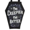 The Creepier the Better Coffin Shaped Tote Bag The Creepier the Better Coffin Shaped Tote Bag