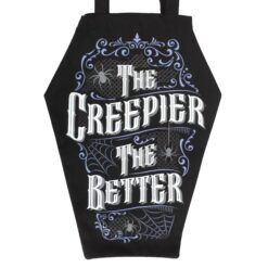 Alternative view of The Creepier the Better Coffin Shaped Tote Bag