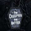 The Creepier the Better Coffin Shaped Tote Bag The Creepier the Better Coffin Shaped Tote Bag