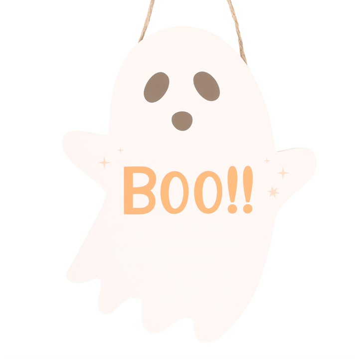 20cm Ghost Shaped Hanging Sign 20cm Ghost Shaped Hanging Sign - Image 2