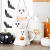 20cm Ghost Shaped Hanging Sign 20cm Ghost Shaped Hanging Sign