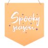 Orange Spooky Season Hanging Sign Orange Spooky Season Hanging Sign