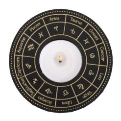 Alternative view of Astrology Wheel Tealight Candle Holder