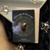 Out Of This World Tiger's Eye Crystal Moon Greeting Card Out Of This World Tiger's Eye Crystal Moon Greeting Card