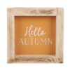 Orange Hello Autumn Wooden Frame Sign Orange Hello Autumn Wooden Frame Sign