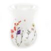 15.5cm Glass Wildflower Oil and Wax Burner 15.5cm Glass Wildflower Oil and Wax Burner