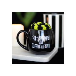 Alternative view of Strange & Unusual Mug and Socks Set