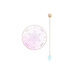 Alternative view of Opalite Pendulum Divination Kit