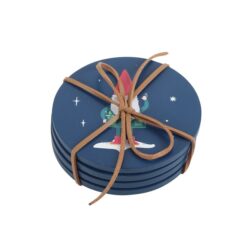 Alternative view of Gnome Sweet Gnome Coaster Set