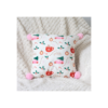 Square Sugarplum Fun Christmas Print Cushion Square Sugarplum Fun Christmas Print Cushion