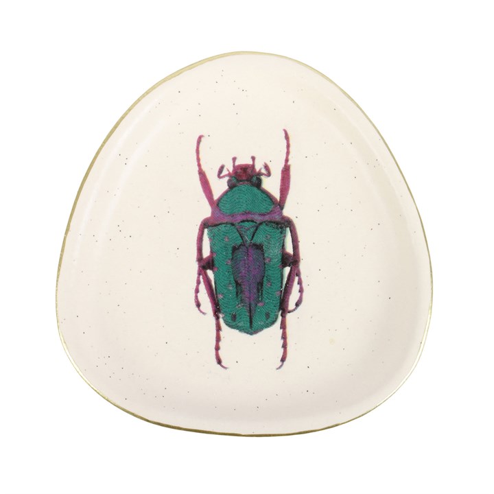 Off White Beetle Trinket Dish Off White Beetle Trinket Dish