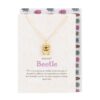 Lucky Beetle Necklace Card