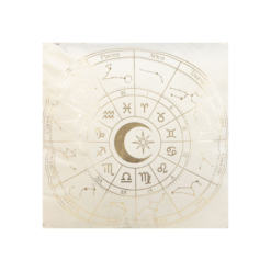 Alternative view of 35cm Square Off White Astrology Wheel Cushion