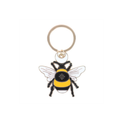Alternative view of Forest Bee Enamel Keyring