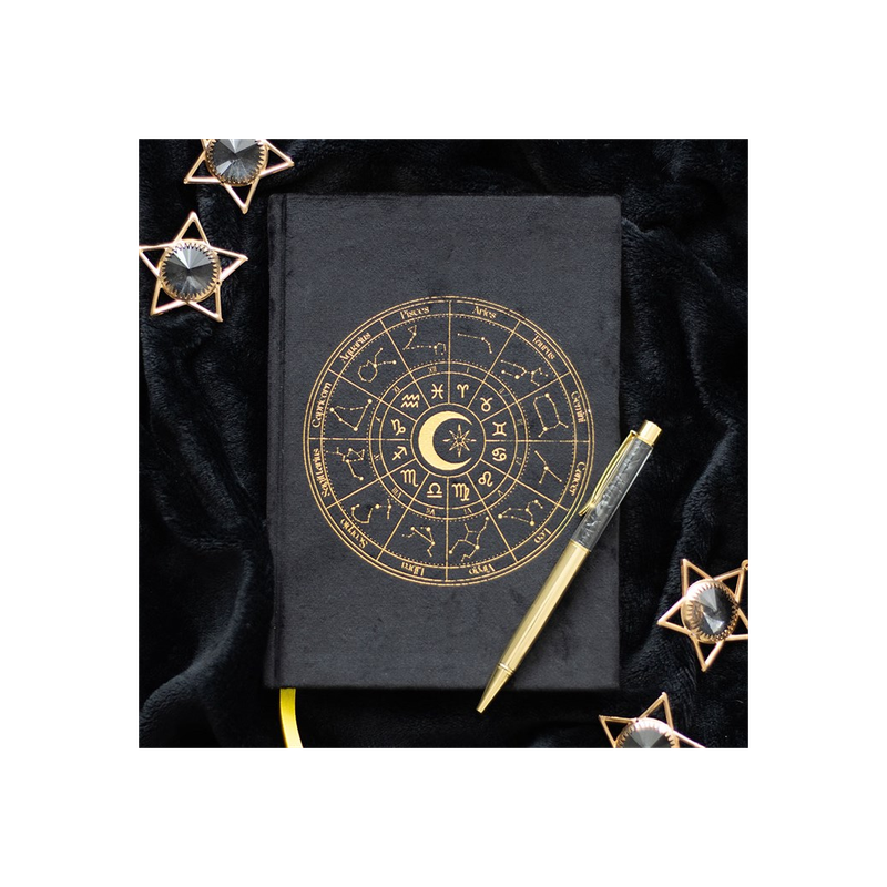 Astrology Wheel Journal with Black Obsidian Pen Astrology Wheel Journal with Black Obsidian Pen - Image 5