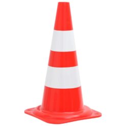 Alternative view of Reflective Traffic Cones 20 pcs Red and White 50 cmc