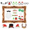 25pc Christmas Novelty Photo booth Selfie Frame & Props Photobooth 25pc Christmas Novelty Photo booth Selfie Frame & Props Photobooth