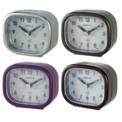 Travel White Dial Luminous Hands Alarm Clock - Available Multiple Colour