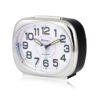 Small sized pillow shaped Bedside Quartz Alarm Clock - Black