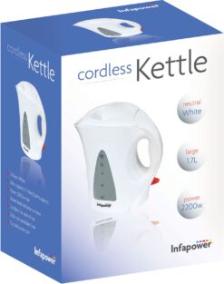 2200w 1.7L Cordless Kettle White