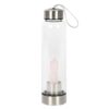 Rose Quartz Purifying Glass Water Bottle Rose Quartz Purifying Glass Water Bottle