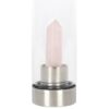 Rose Quartz Purifying Glass Water Bottle Rose Quartz Purifying Glass Water Bottle