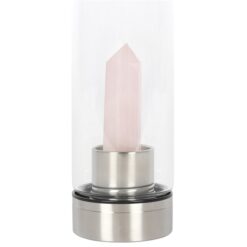 Alternative view of Rose Quartz Purifying Glass Water Bottle