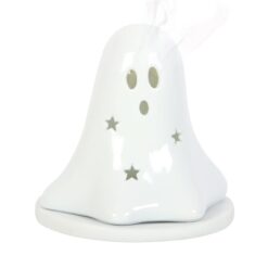 Alternative view of Ceramic Ghost Tealight and Incense Cone Holder