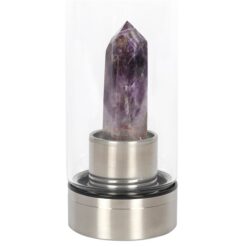 Alternative view of Amethyst Calming Glass Water Bottle