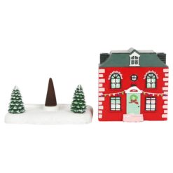 Alternative view of Christmas House Incense Cone Burner