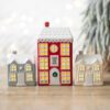 Set of 3 Light Up LED Christmas Houses Set of 3 Light Up LED Christmas Houses
