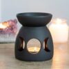 Black Triple Moon Cut Out Oil Burner Black Triple Moon Cut Out Oil Burner
