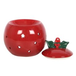 Alternative view of Red Bauble Oil Burner