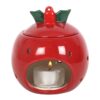 Red Bauble Oil Burner Red Bauble Oil Burner